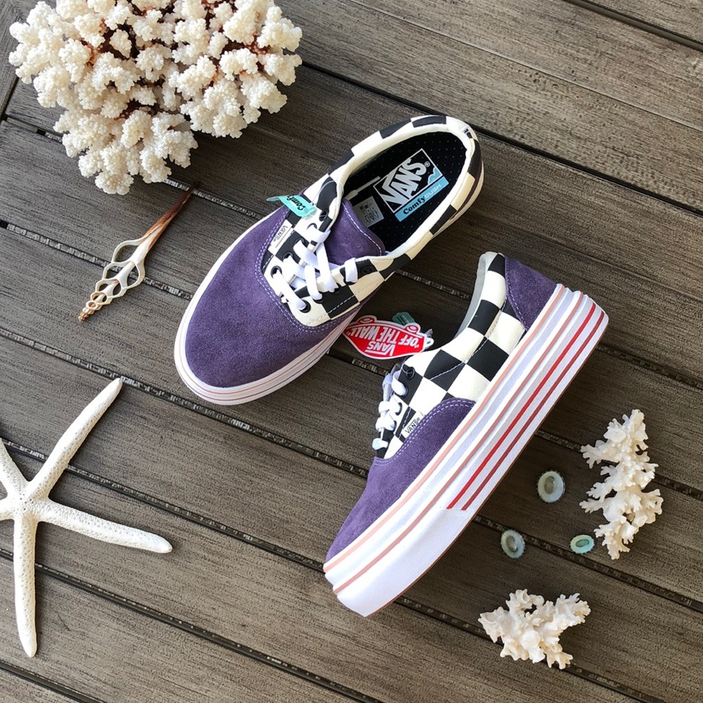 🌴🔆VANS- PLATFORM CHECKERED COMFY CUSH🔆🌴